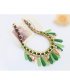 N1672 - Green Droplet Necklace