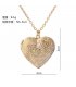 N1780 - Peach Heart Necklace