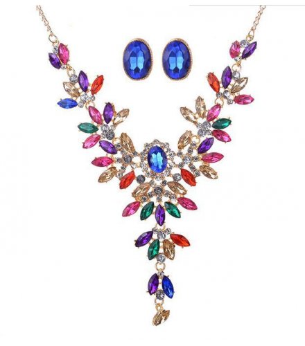 N1818 - Luxury diamond gem Necklace