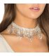 N1855 - Tassel diamond necklace