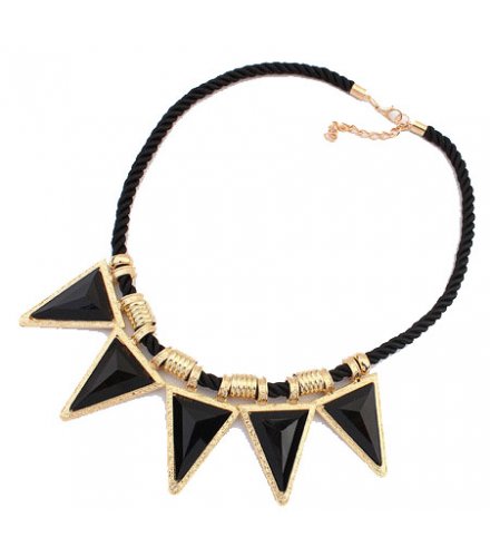 N1867 - Triangle Gemstone necklace