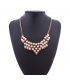 N1909 - Mosaic drop-shaped Necklace