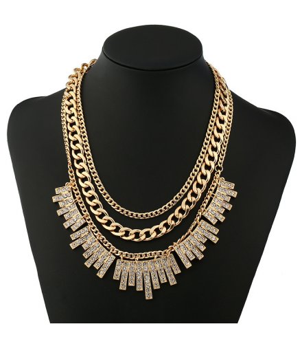 N1921 - Geometric exaggerated Necklace