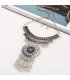 N1927 - Diamond tassel exaggerated clavicle necklace
