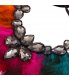 N1932 - Multicolor Feather Diamond Necklace