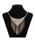 N1939 - Diamond tassel Necklace