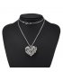 N1948 - Heart zircon necklace