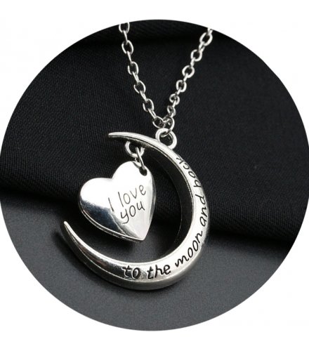 N1970 - I love you moon necklace