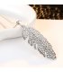 N1985 - Fashion Elegant Women's Crystal Leaf Necklace