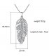 N1985 - Fashion Elegant Women's Crystal Leaf Necklace