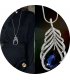 N2023 - Korean feather necklace