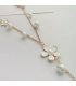 N2026 - Imitation pearl flower Necklace