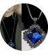 N2029 - Blue Gemstone Necklace