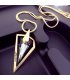 N2032 - Triangle Gemstone Necklace