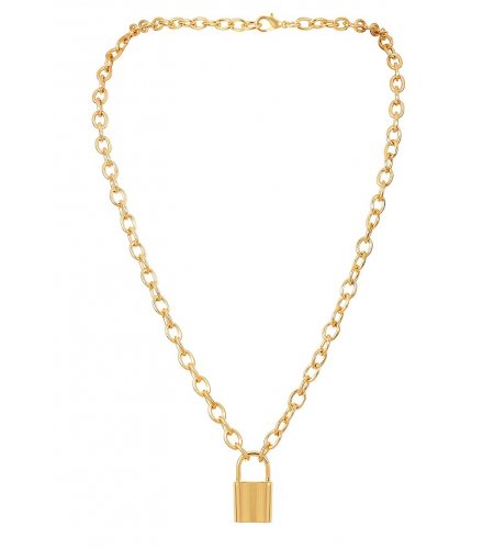 N2034 - Simple Gold Necklace