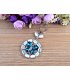 N2109 - Opal butterfly round sweater chain