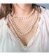 N2118 - Pearl Stone Necklace
