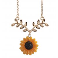 N2120 - Sunflower Necklace Pendant