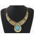 N2131 - Blue Gemstone Necklace