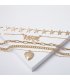 N2152 - Temperament geometric multi-layer necklace