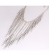N2178 - Silver Spike Necklace