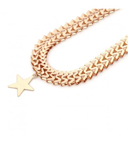 N2215 - Gold Star Necklace