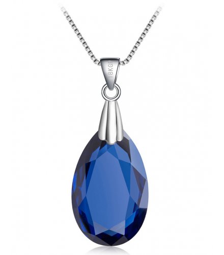 N2217 - Blue Gemstone Necklace