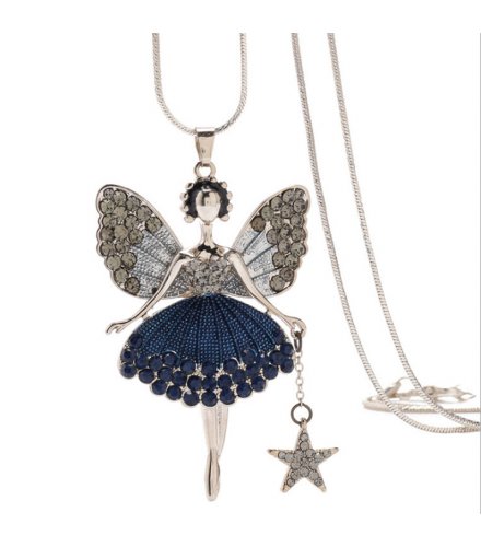 N2234 - Korean angel wings Necklace