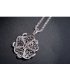 N2269 - Alloy diamond flower necklace