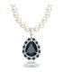 N2271 - Korean fashion crystal pearl necklace