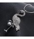 N2273 - Flamingo diamond pendant necklace