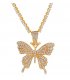 N2280 - Diamond Butterfly Necklace