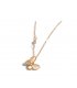 N2282 - Korean classic opal butterfly necklace