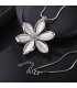 N2283 - Korean fashion opal flower necklace