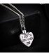 N2301 - I carry you with me Pendant Necklace
