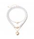 N2334 - Simple Multilayer Pearl Necklace