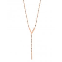 N2344 - V Shape Elegant Pendant Necklace