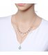 N2346 - Bohemian beaded metal necklace
