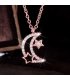 N2354 - Korean star and moon necklace