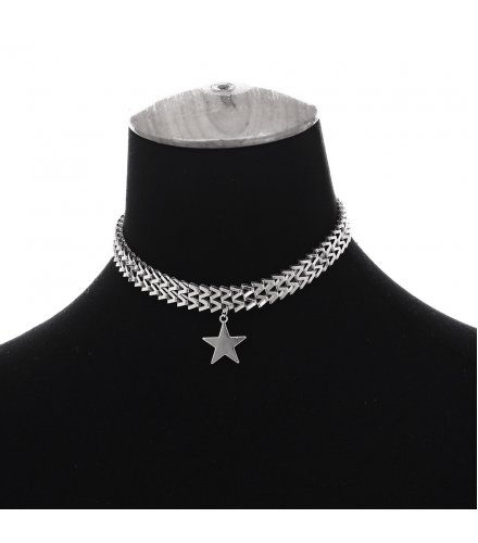 N2365 - Bohemian five-pointed star pendant Necklace