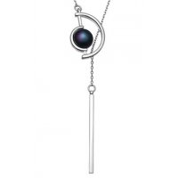 N2376 -  Pearl Tassel Pendant Necklace