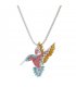 N2420 - Retro fashion woodpecker Necklace