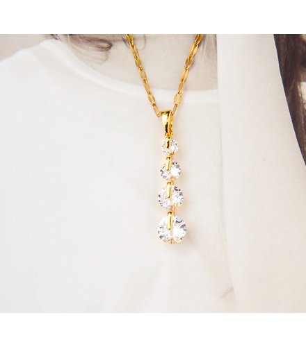 N2478 - Pearl Drop Pendant Necklace