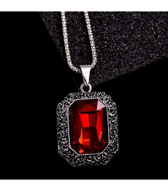 N2489 - Korean Gemstone Necklace