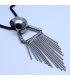 N2492 - Korean chain tassel pearl Necklace