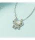 N2506 - Lock round bead necklace