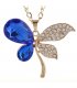 N578 - Blue Butterfly Necklace