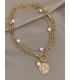 XN004 - Double layer pearl necklace
