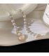 XN023 - Love pendant pearl chain