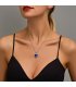 XN028 - Water drop pendant necklace